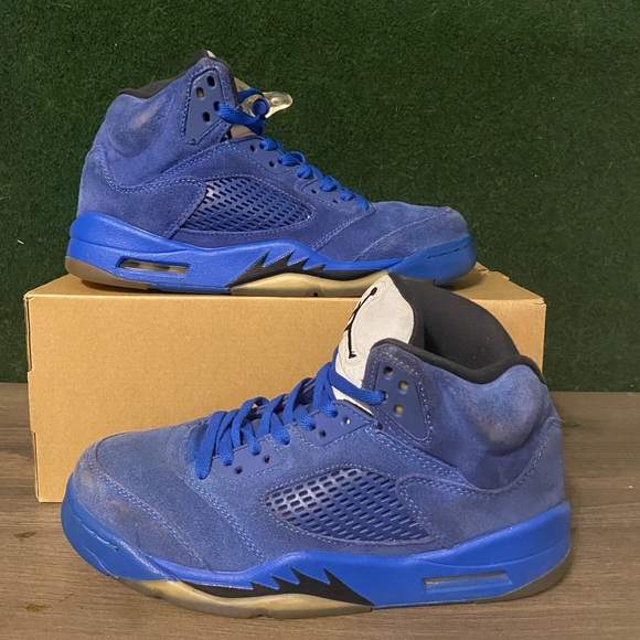 Jordan 5 Retro ‘Blue Suede’ Size 7 - Picture 2 of 11